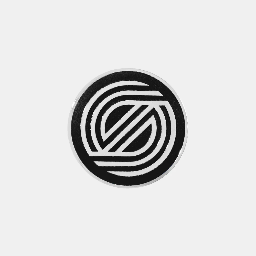 Simon Line Icon Logo Enamel Pin - Image 3
